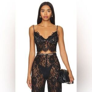 NEW Capri Noir Lace Bralette in Black Bronx and Banco
